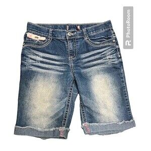 Vintage L.E.I. Children's Lace Pocket Denim Shorts